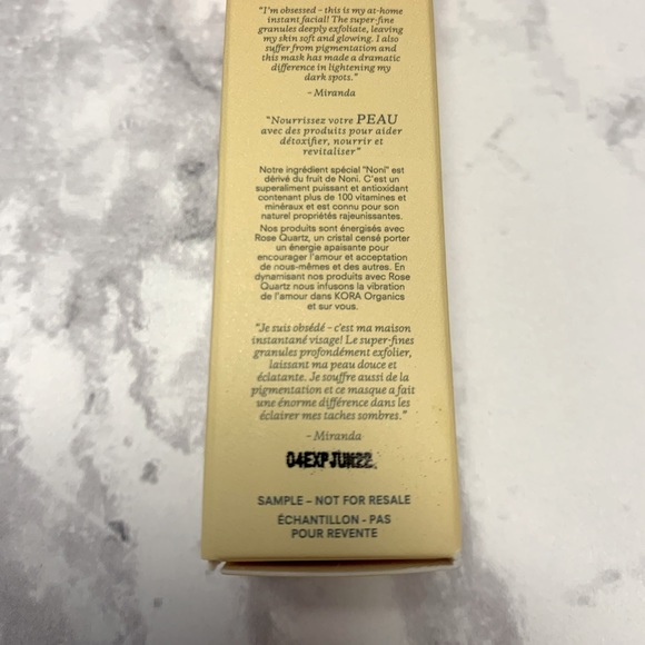 NEW Kora Organics Turmeric BHA Brightening Mask - Picture 2 of 2